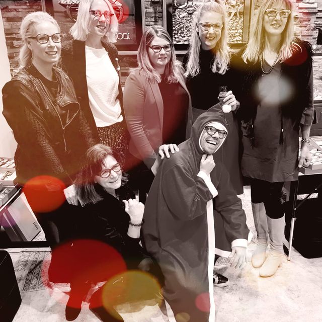 Optik Elsen, 2018: frostiges Weihnachtsevent mit Frost Eyewear