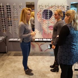 Optik Elsen, 2018: frostiges Weihnachtsevent mit Frost Eyewear