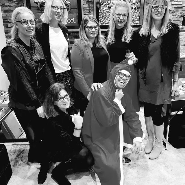 Optik Elsen, 2018: frostiges Weihnachtsevent mit Frost Eyewear